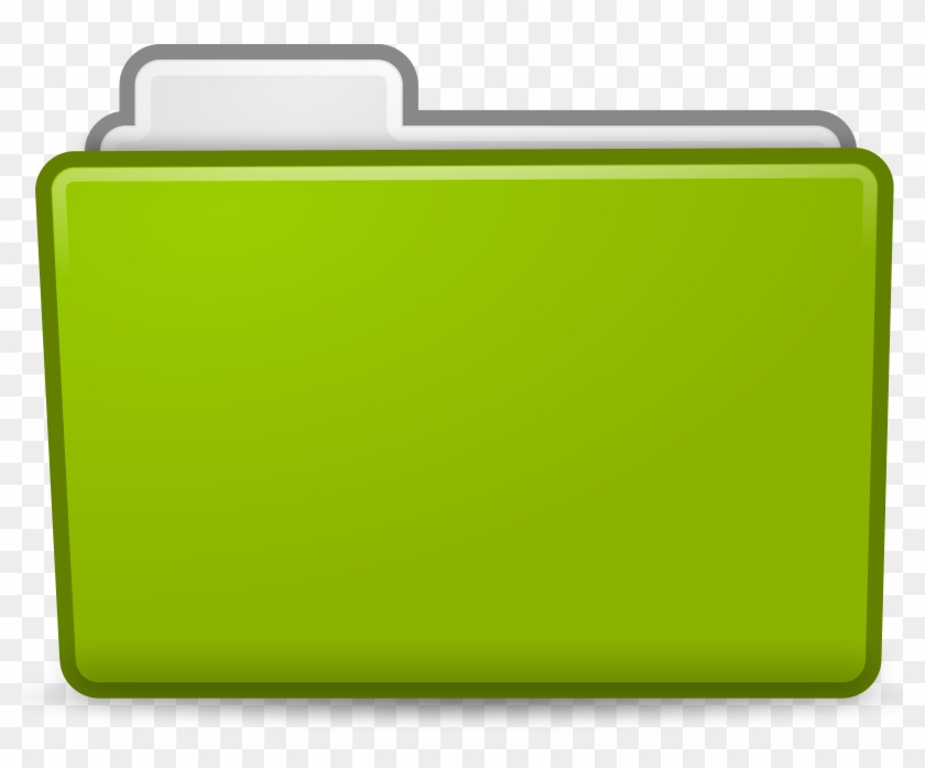 Folder-green - Green Folder Icon Png #509895