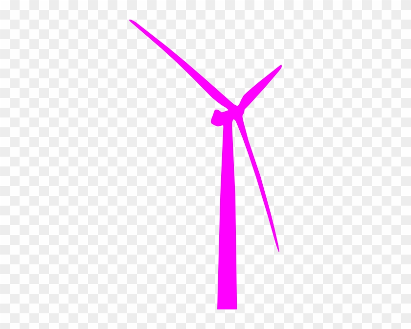 Wind Clipart Pink - Wind Turbine Clip Art #509962