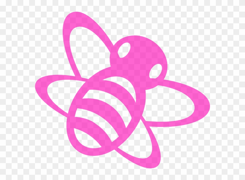 Bees Clipart Pink - Bumble Bee Clip Art #509995