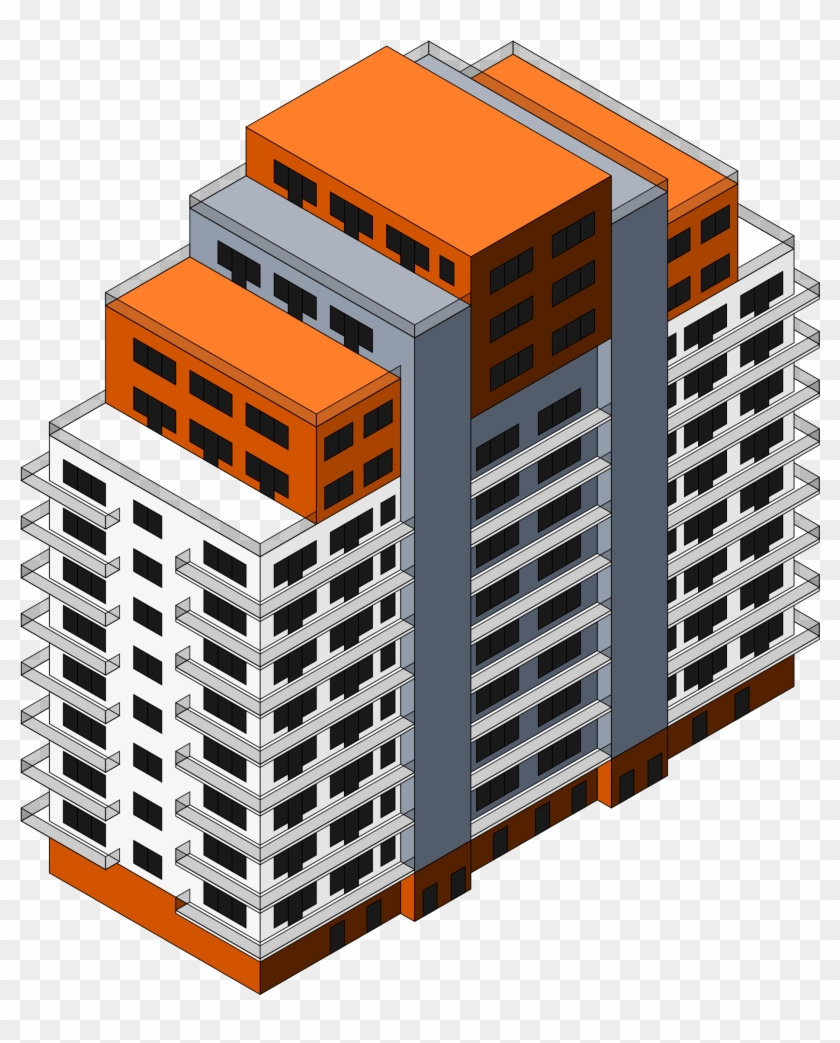 Building 2 - Building 3d Icon Png #510064