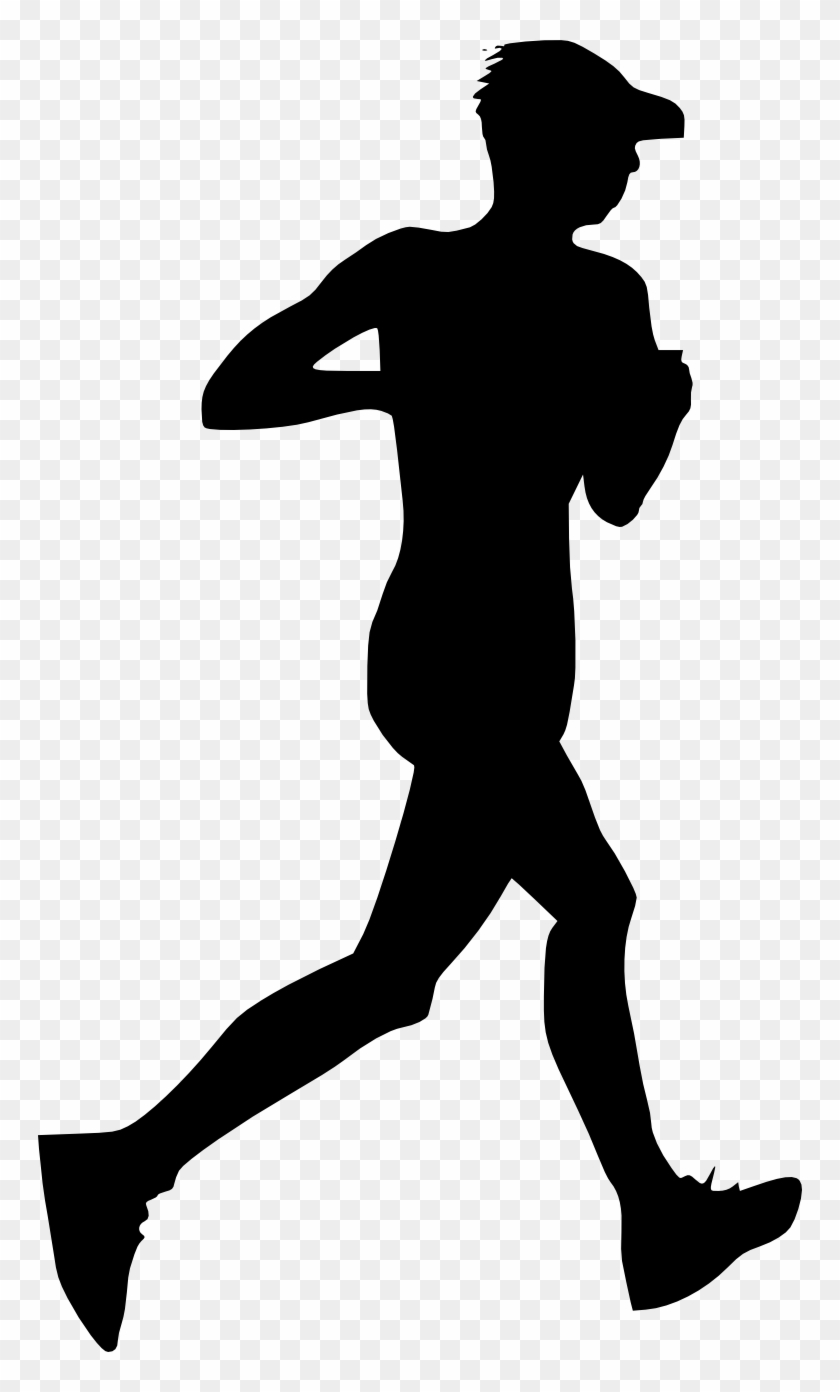 Silhouette Of People Running - Running Silhouette Transparent Background #510184