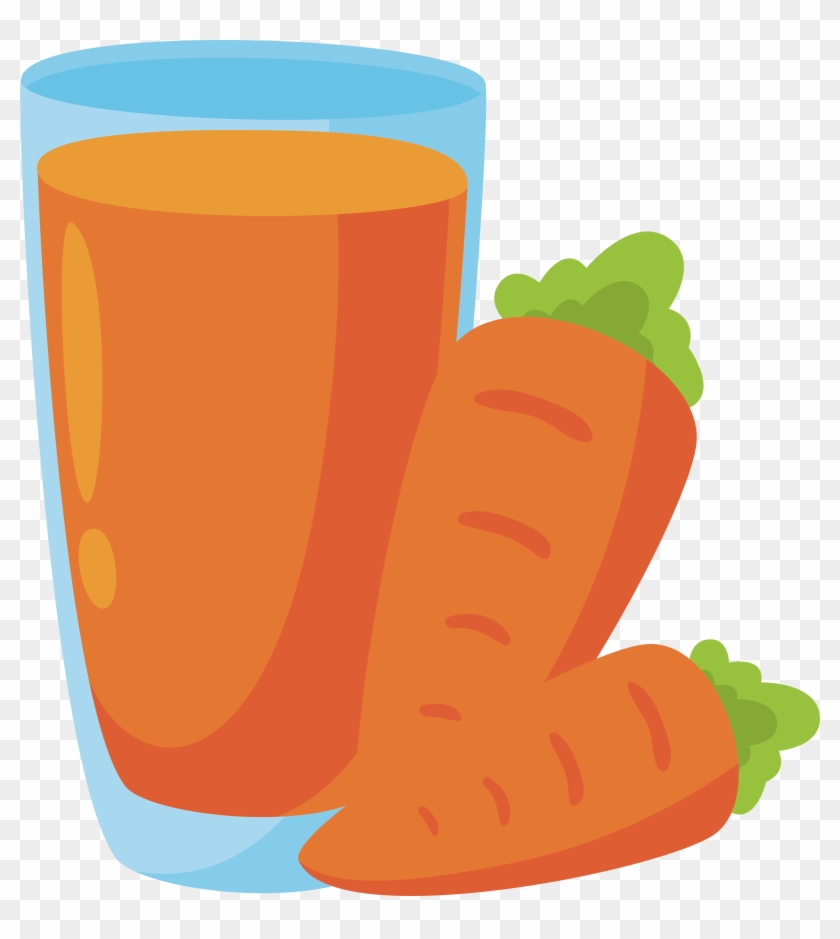 Orange Juice Carrot Juice Apple Juice - Carrot Juice Cartoon #510196