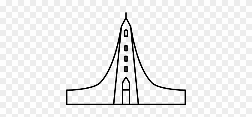 Hallgrimskirkja Vector - Hallgrimskirkja Drawing #510517