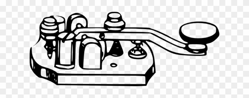 Telegraph - Morse Code Machine Drawing #510614