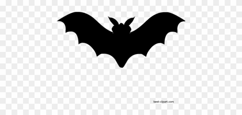 Big Black Bat Free Clip Art - Halloween #510681