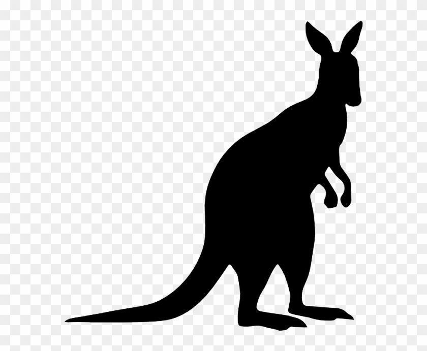 Kangaroo Png Transparent Image - Kangaroo Silhouette #510808