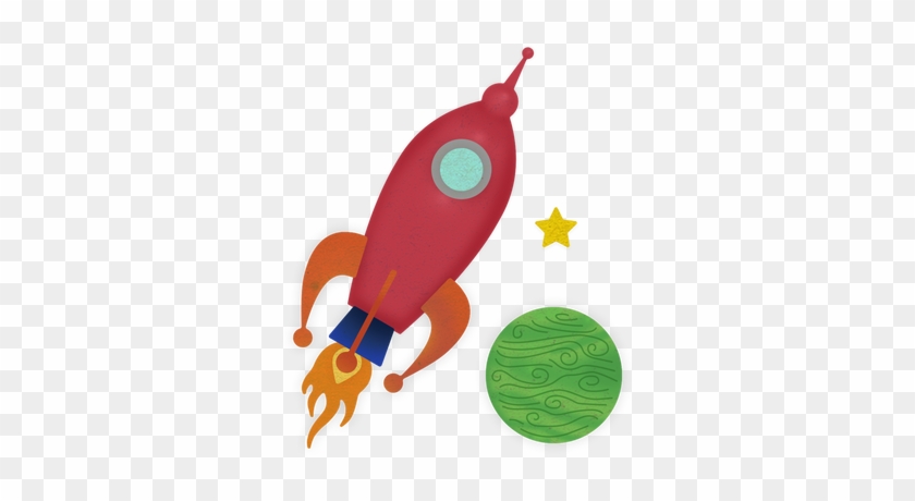 Retro Rocket Die Set Colored Image - Cheery Lynn Designs #510839