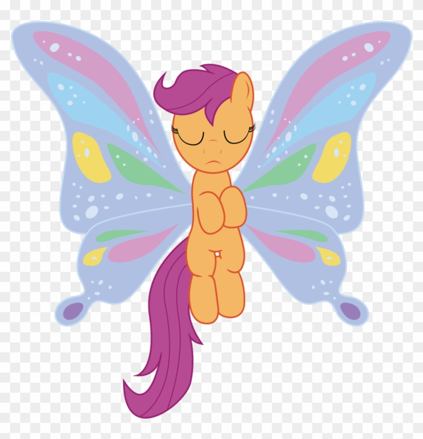 Walkerdine, Magic, Magic Wings, Safe, Scootaloo, Simple - My Little Pony: Friendship Is Magic #511054