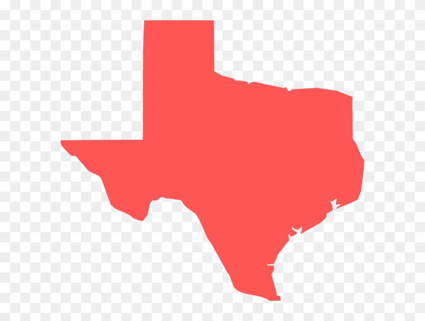 Coral Texas Clip Art At Clker Com Vector Clip Art Online - Texas Logo #511125