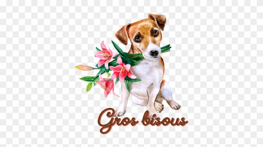 Versé Image001 - Jack Russell Terrier Dog Shirt Watercolor Floral Dogs #511240