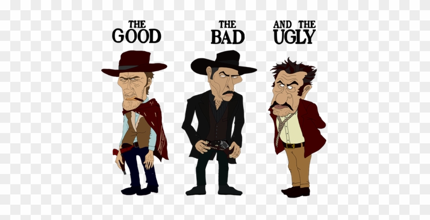 Gun, Clint Eastwood, Classic Movies, Caricatures, Handgun, - Good The Bad The Ugly #511347