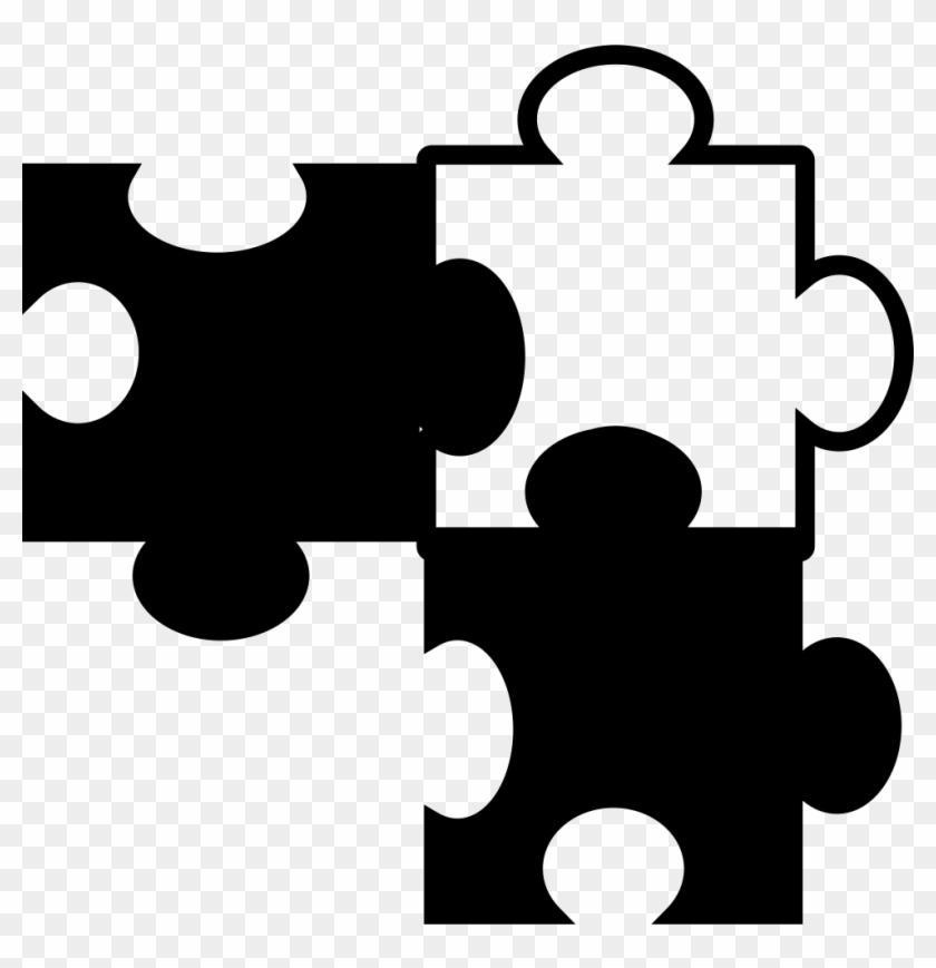 Puzzle Pieces In Black And White Variant Comments - Puzzle Icon Png #511507