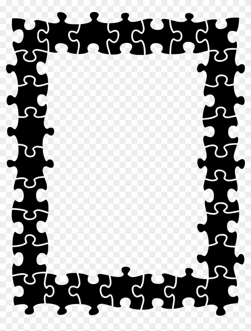 Big Image - Puzzle Frame Png #511525