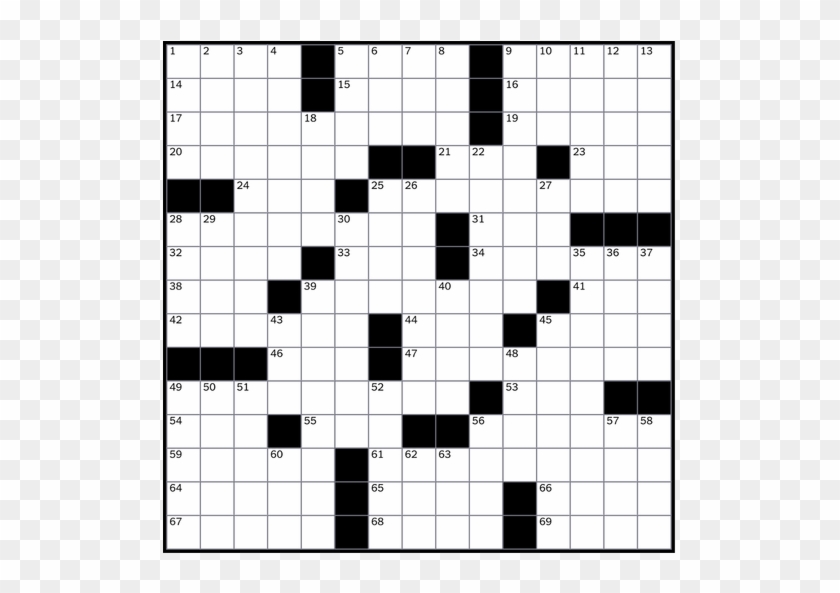 How To Solve The New York Times Crossword - Blank Crossword Puzzle Grid #511585