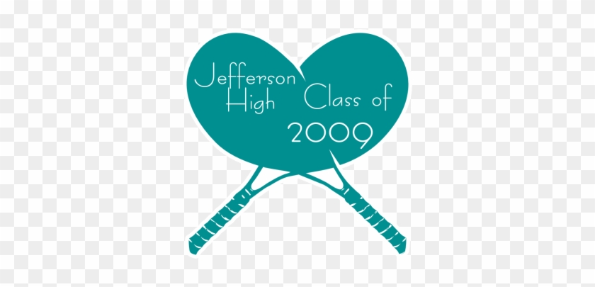 High School Class Of Decal - Heart #511635