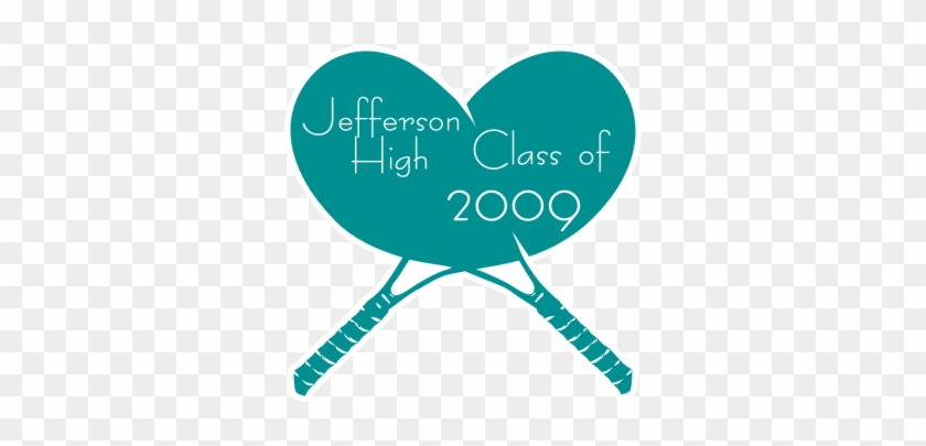 High School Class Of Decal - Heart #511635