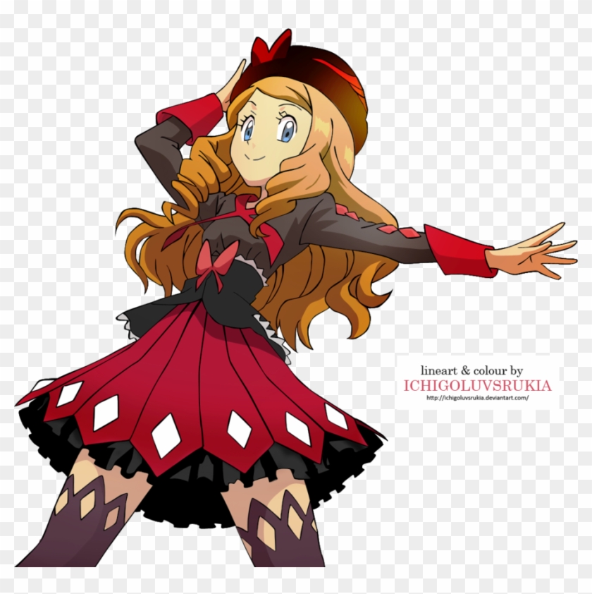 Serena Pokemon Vector By Ichigoluvsrukia - Serena The Kalos Queen #511675