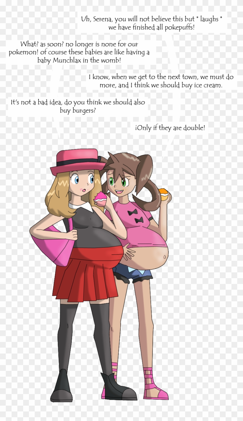 Serena And Shauna By Butybot2 - Serena From Pokemon Pregnant #511748