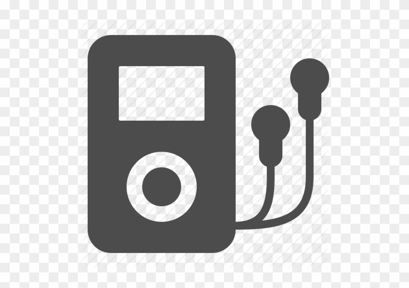 Ipod Clipart Music Player - Ipod Icon With Headphones #511762