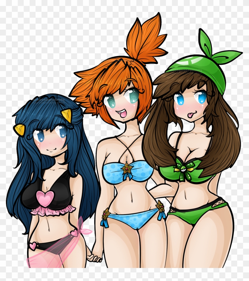 Hottest pokegirls - 🧡 Dawn and Serena ♡ I give good credit to whoever made...
