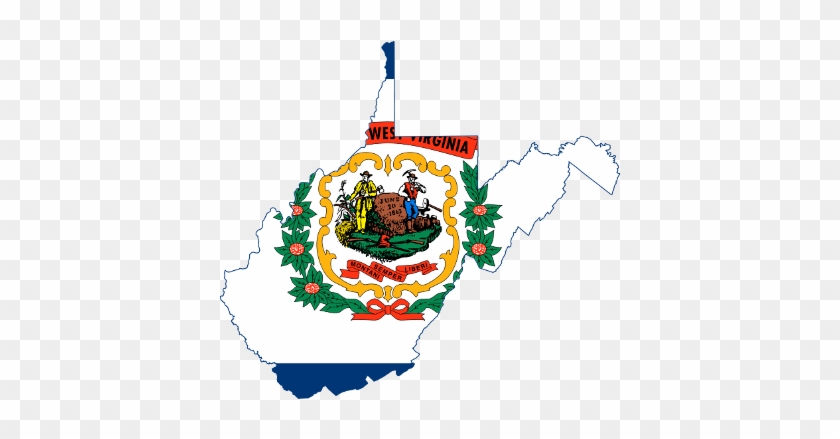 West Virginia State Flag Map #511826