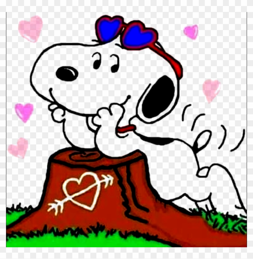 Find This Pin And More On Snoopy By Sgatewood50 - Desenho Snoopy Apaixonado #511836