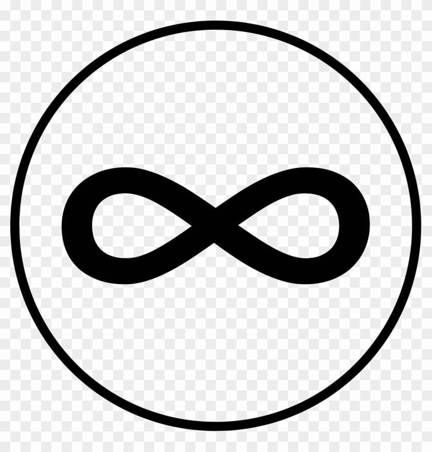 Open - Infinity Symbol In Circle #511837