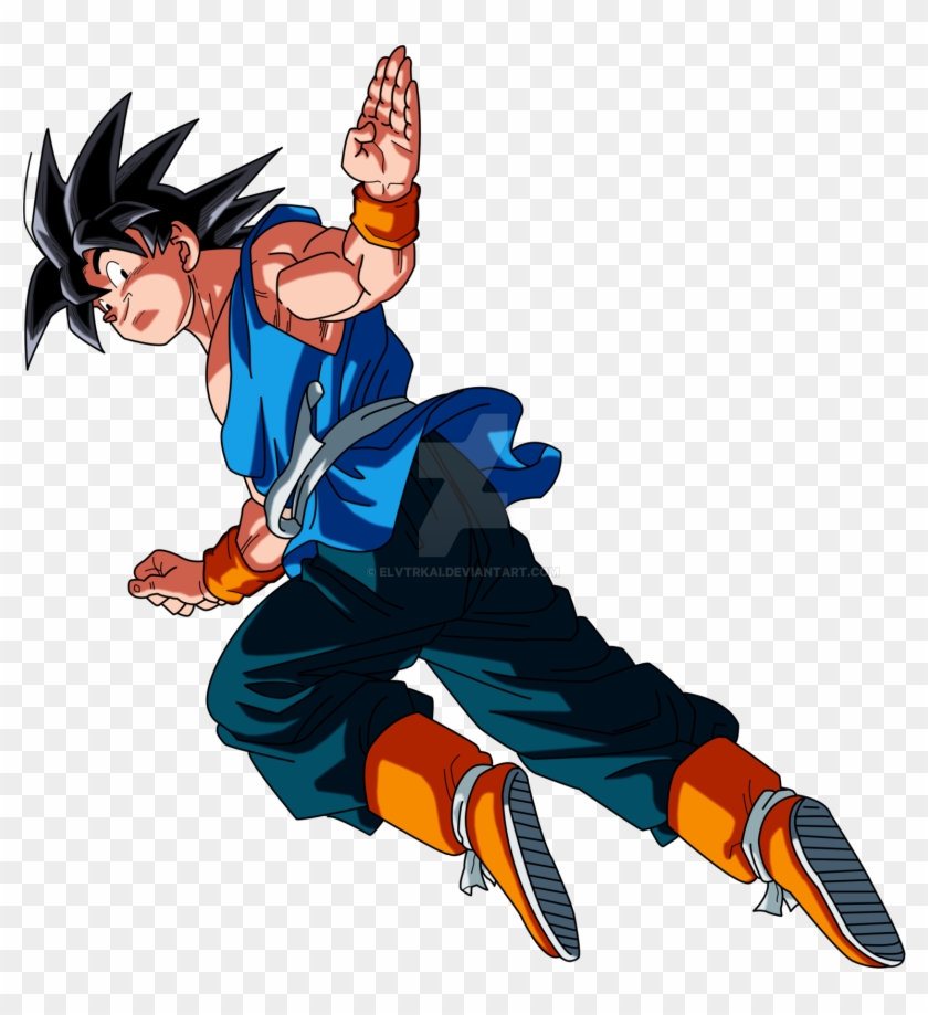 Goku Good Bye Color By Elvtrkai - Dragon Ball Goku Bye #511901