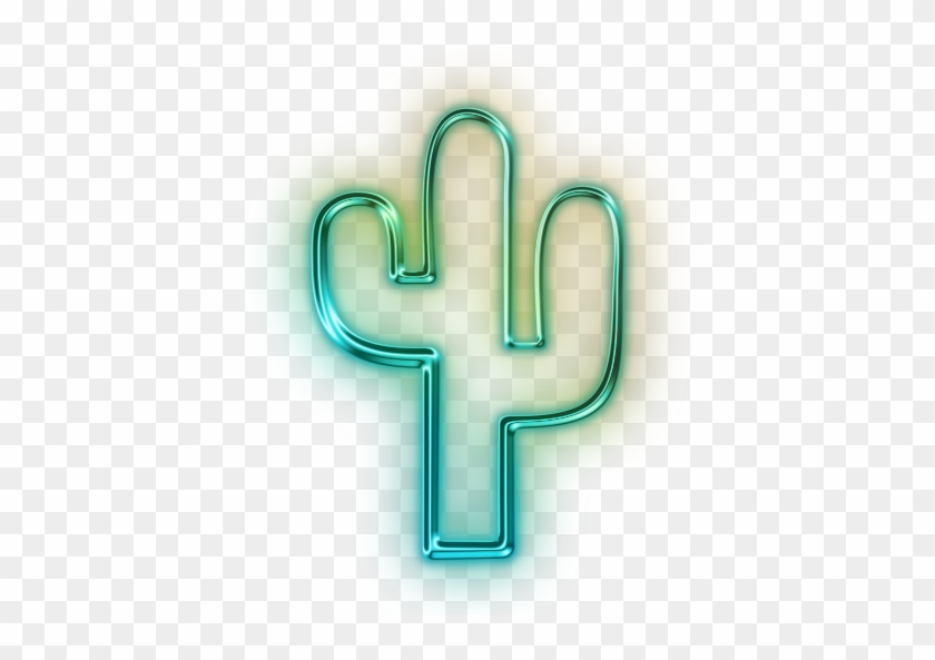 Cactus Symbol Png High-quality Image - Neon Cactus Transparent Background #511986