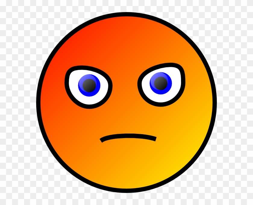 Mad Face Symbol - Angry Face Clipart Gif #512222