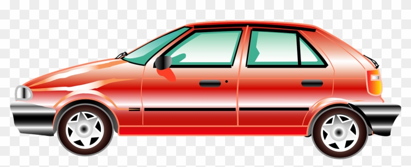 Red Compact Car Clip Art At Clker - Car Clip Art #512319