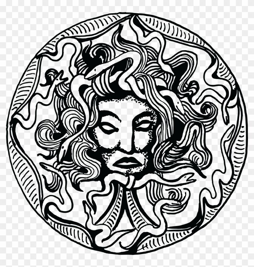 - Eps, - Svg, - Free Clipart Of A Medusa Amulet - Vector Greek Png #512339