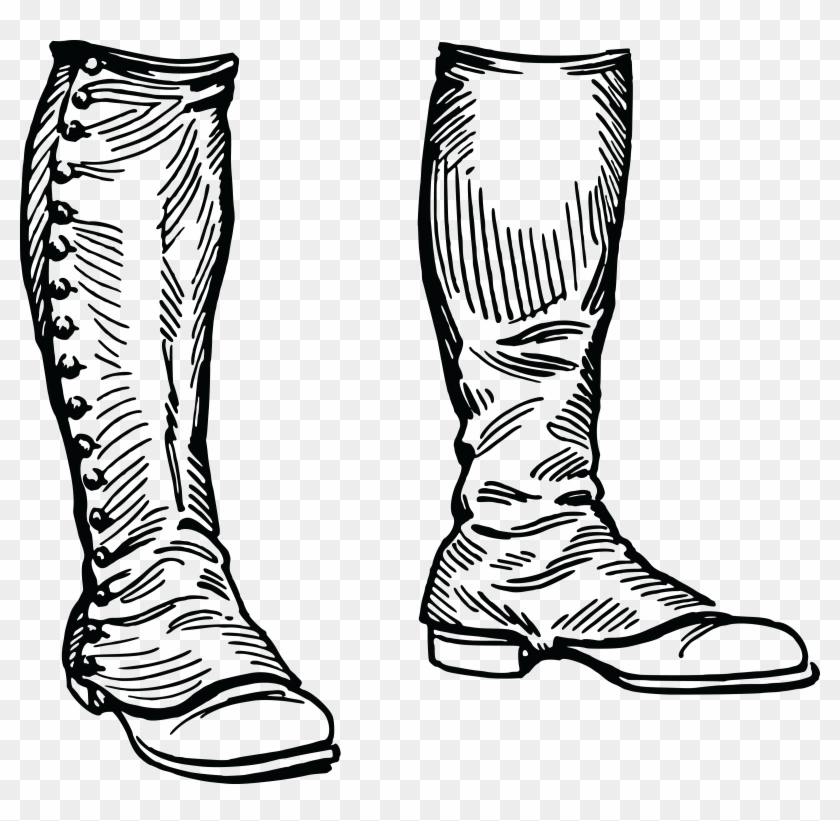 Free Clipart Images - Riding Boots Vector Black #512411