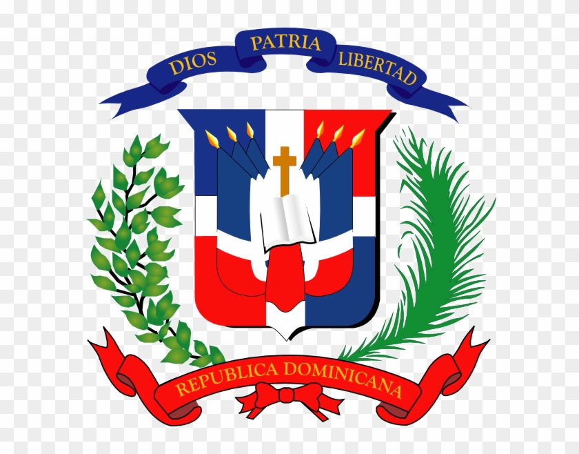 Free Vector Dominican Republic Clip Art - Draw A Dominican Republic Flag #512459