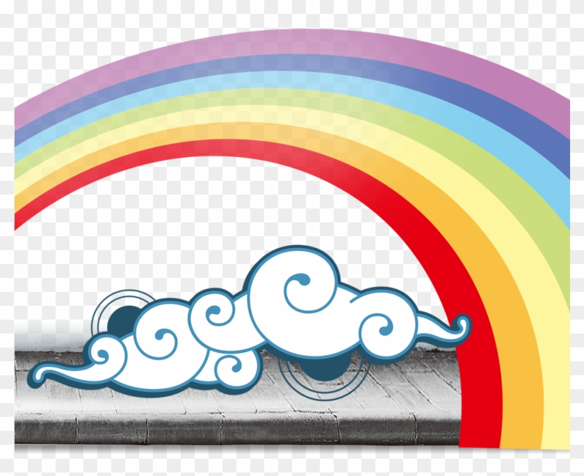 Graphic Design Cloud Iridescence Rainbow - Graphic Design Cloud Iridescence Rainbow #512580
