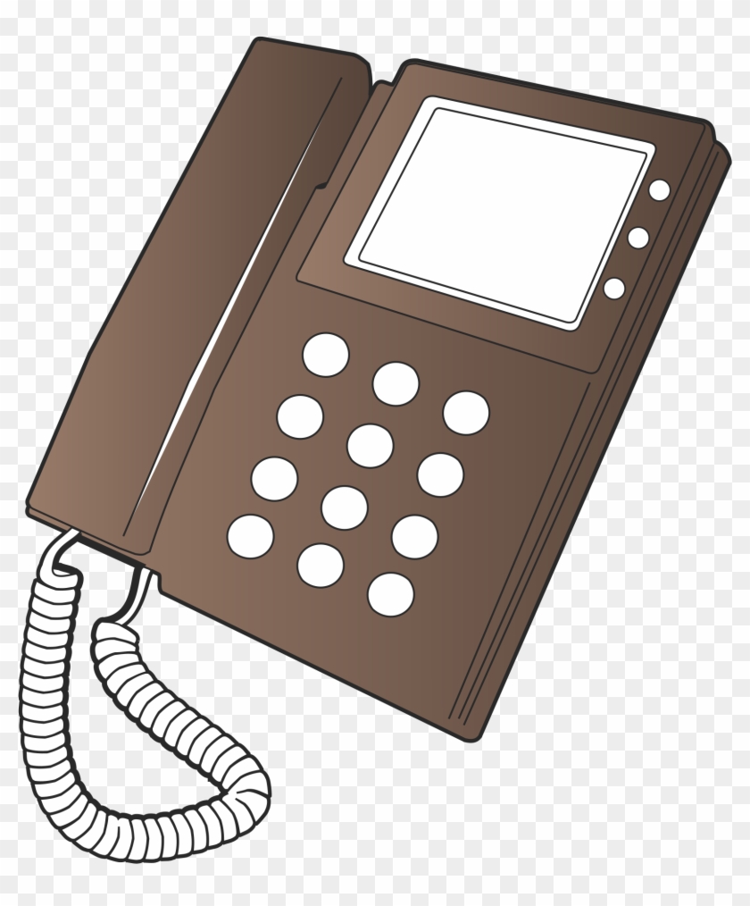 Telephone Clipart Office Desk - Telephone #512482