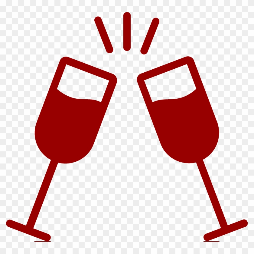 Private Events - Clinking Glasses Clipart #512537