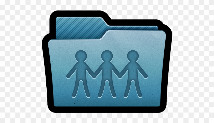 Blue Mac Folder Sharepoint Icon - Archive Icon 3d Png #512558