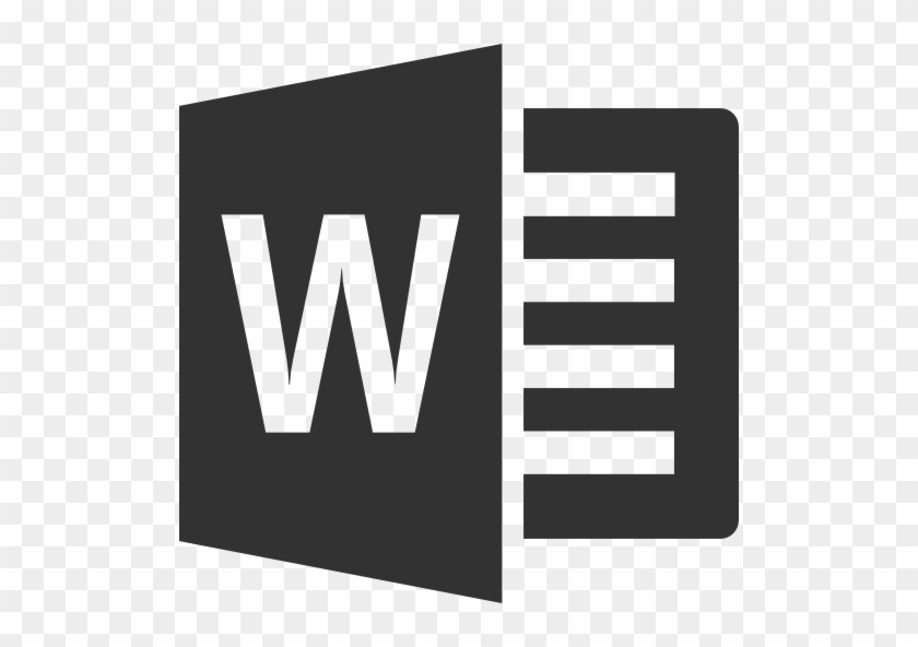 Microsoft Office Suite Training - Microsoft Word Logo Black And White #512653