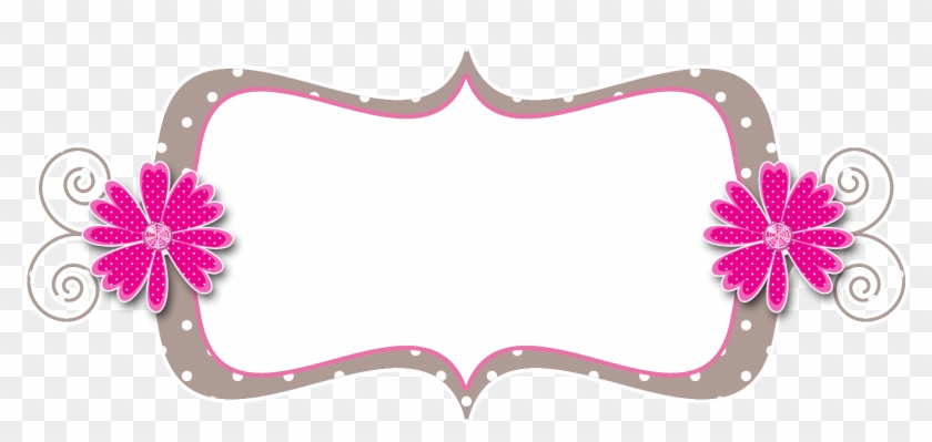 Curly Frame Polka Dot Pink Beige - Polka Dot #512763