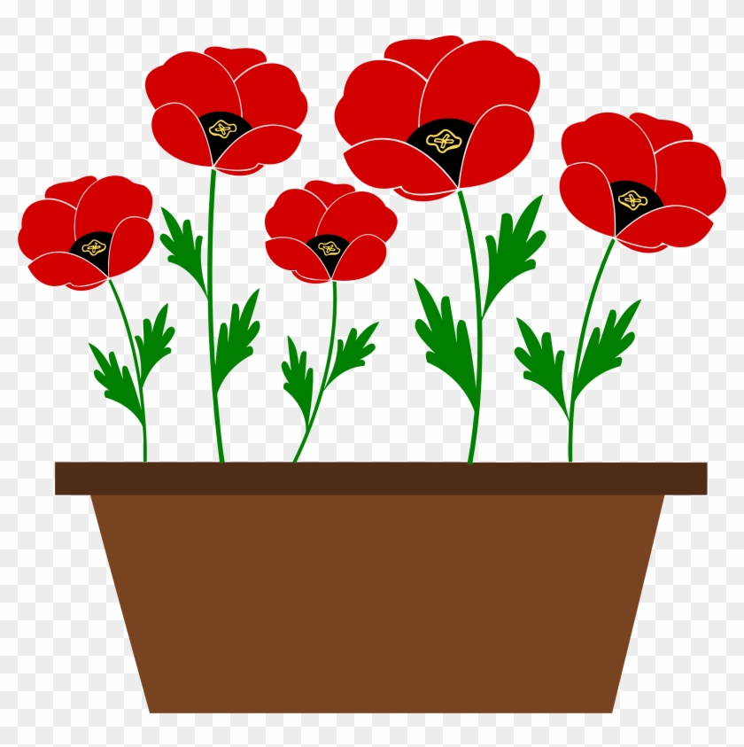 Poppies Vectorized - Poppy Clipart #512910