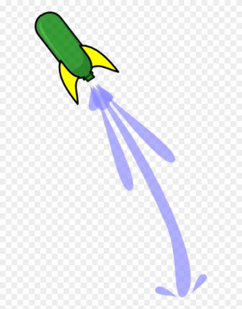 Toy Rocket, Water Rocket, Launch, Toy - Bottle Rocket Clip Art #512966