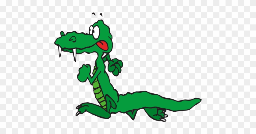 Running Alligator Clipart #512981