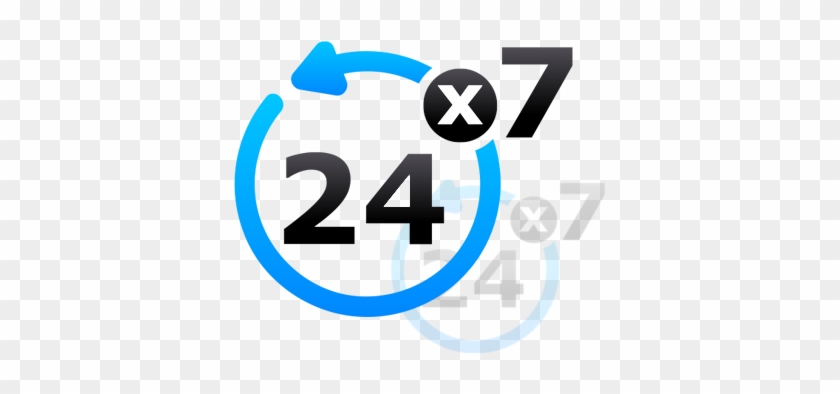 24 7 365 Monitoring Round The Clock Service Free Transparent Png Clipart Images Download