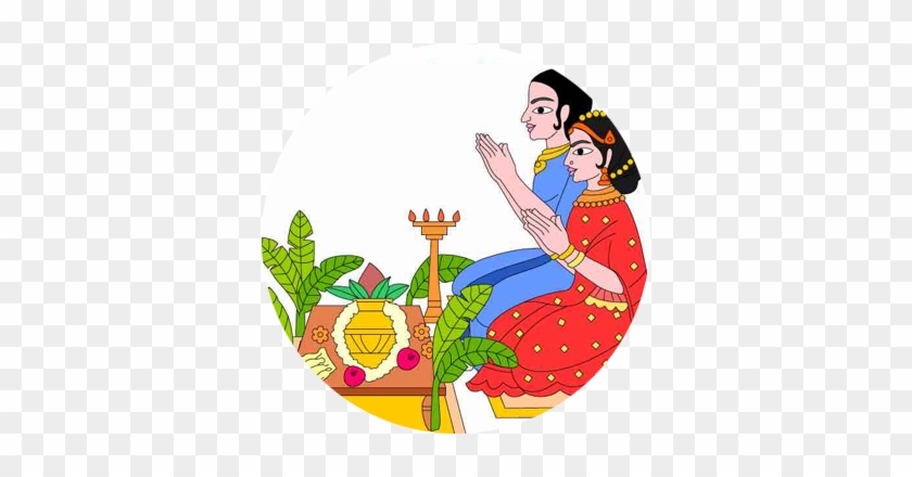 Sankalp - Hindu Puja Clipart #513576