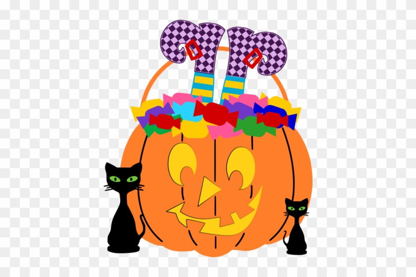 Jack O Lantern And Treats - Halloween #513726