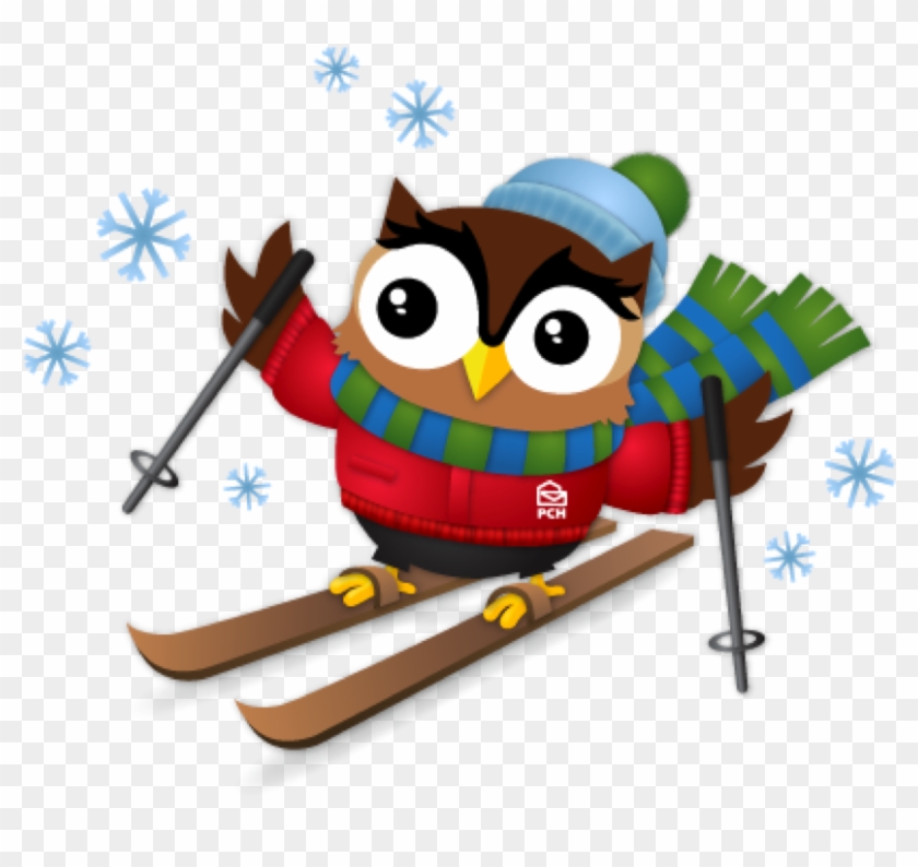 Edwin Winter Activities - Ski Owl Clip Art #513788