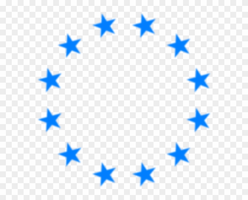 Big Eurostars Blue Faded Svg Clip Arts 594 X 597 Px - Easywalker Mini Buggy Xl Midnight Jack - Including #514032