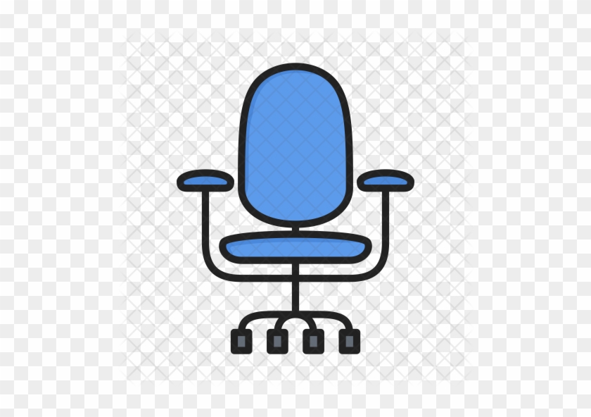 Revolving Chair Icon - Office Chair #514387
