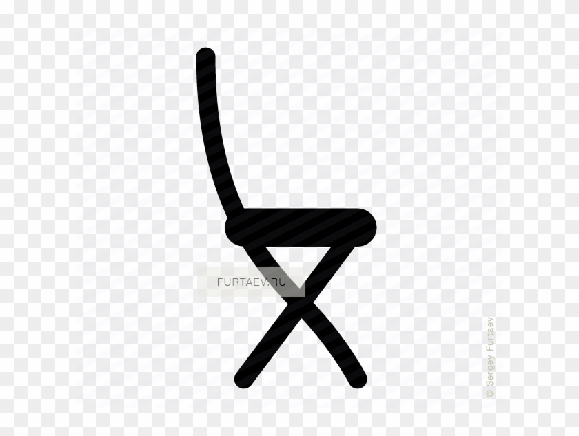 Vector Icon Of Seat Furniture - Side Chair Icon Png #514480